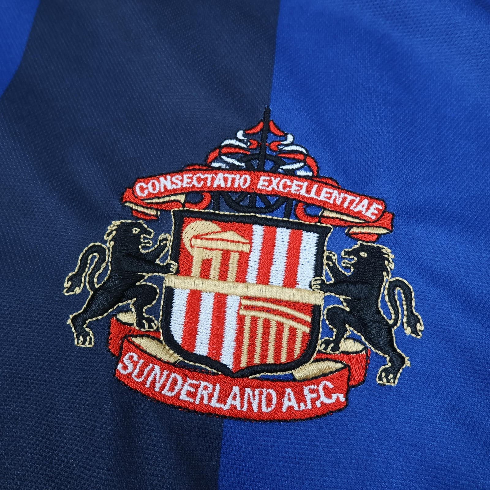 Vintage Sunderland Shirt Mens XL Blue Away 2000 2001 Nike Soccer Jersey photo 6