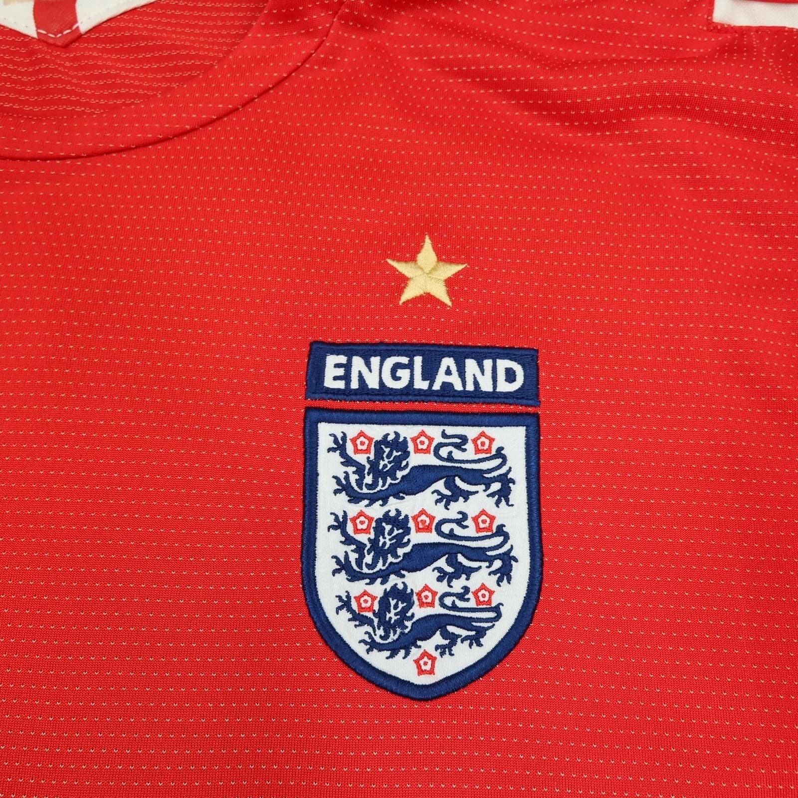 Vintage England Away Shirt Mens 2XL Red 2004 2006 Football Umbro Beckham 7 photo 8
