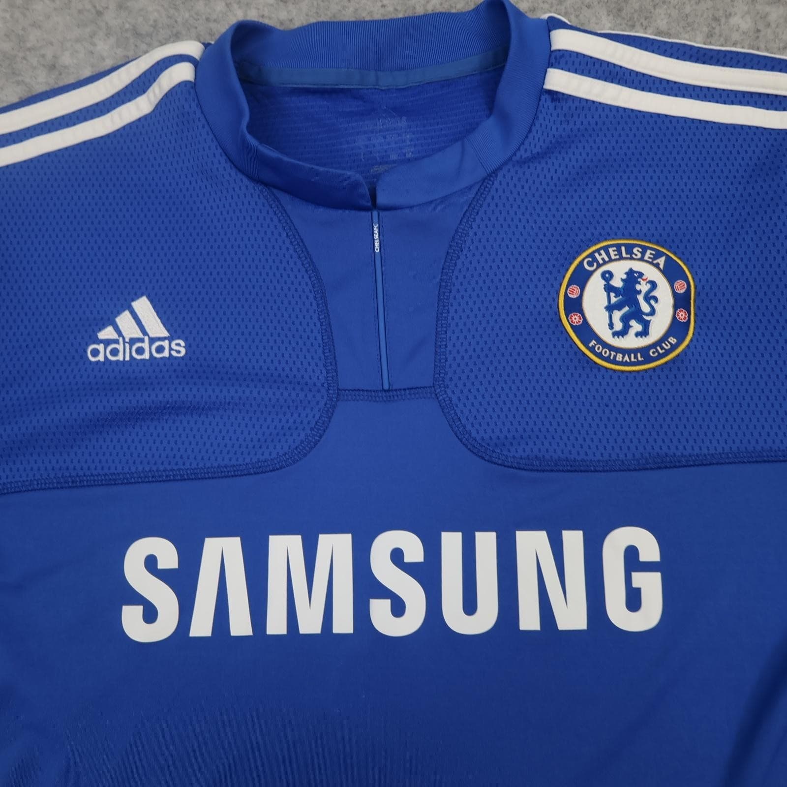 Chelsea Shirt Mens Large Blue Home 2009 2010 Adidas Samsung Drogba 11 photo 4