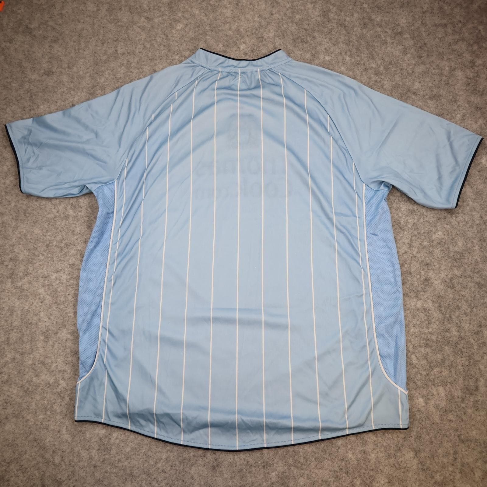Manchester City Shirt Mens 2XL Blue Home 2007 2008 Le Coq Sportif Thomas Cook photo 2