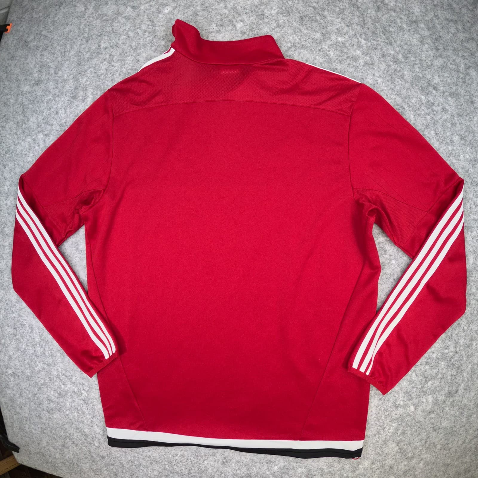 Wales Training Top Medium Red adidas 2015 2016 Half Zip Football Pullover photo 2