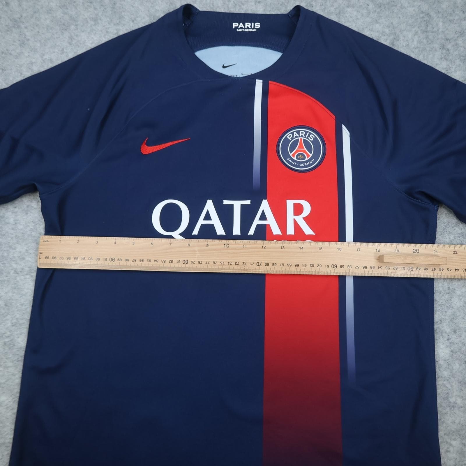 Paris Saint-Germain Shirt Mens Large Blue 2023 2024 Football Nike Qatar Airways photo 12