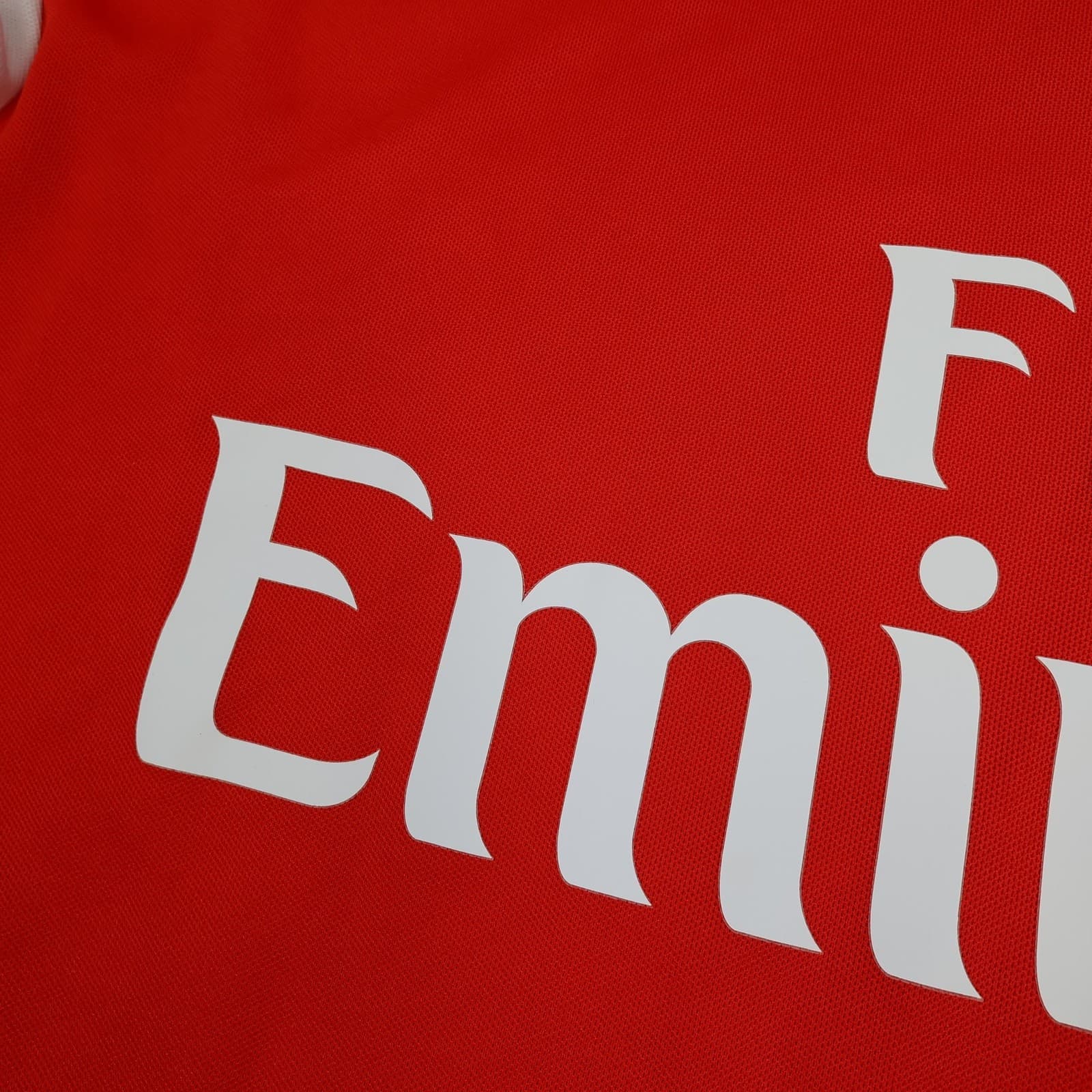 Arsenal Shirt Mens Large Red Home 2014 2015 Football Puma Giroud 12 Jersey photo 4