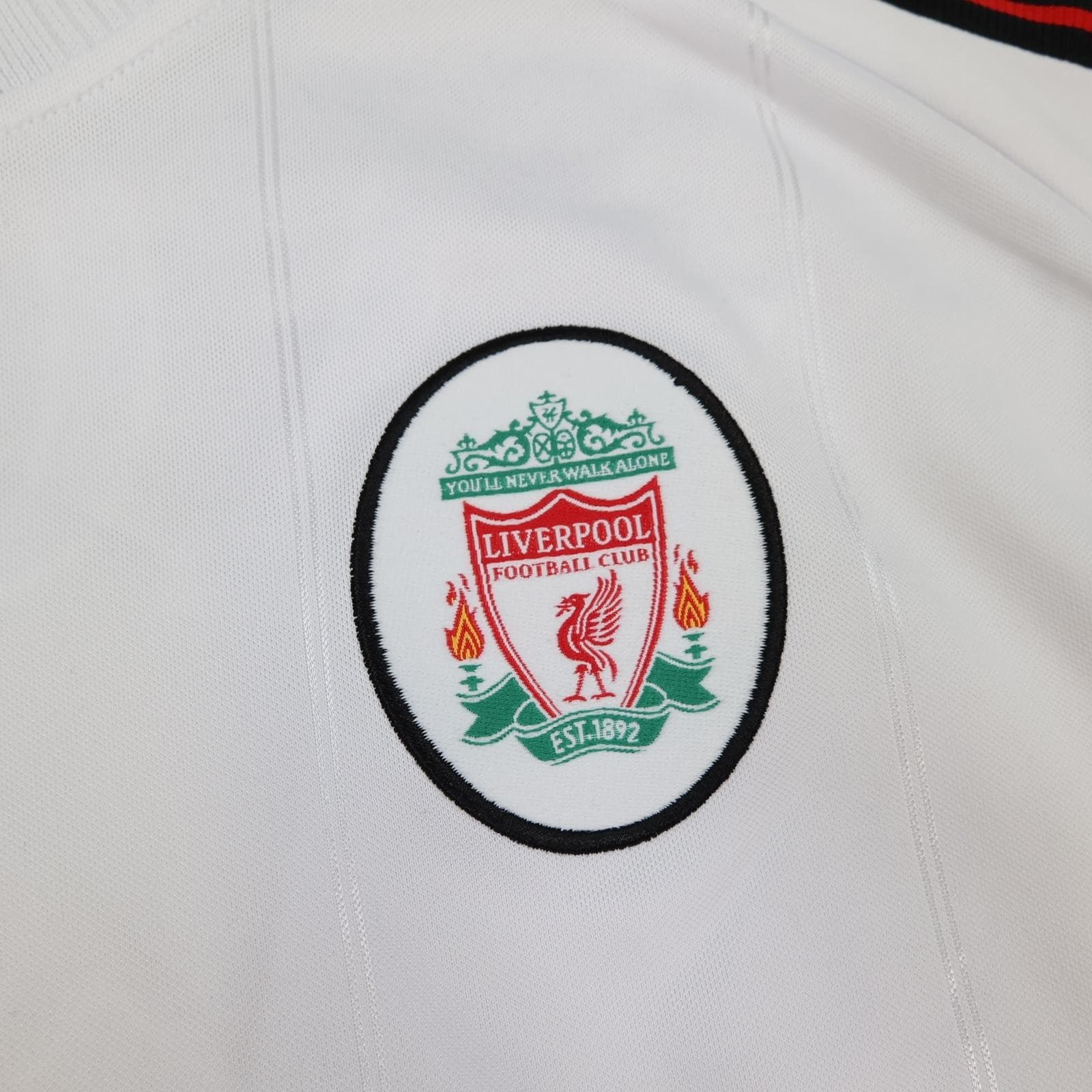 Vintage Liverpool Shirt Mens XL White Away Kit 2003 2004 Reebok Carlsberg Alonso photo 10