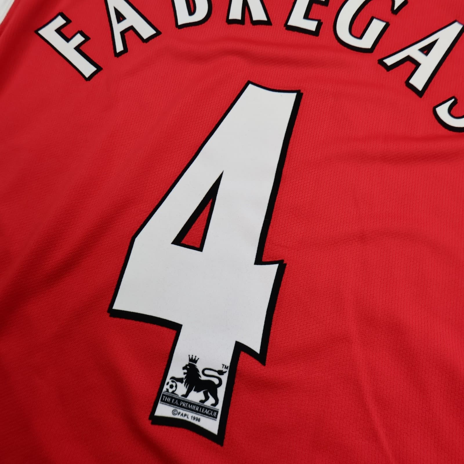 Arsenal Shirt Medium Red Home Kit 2006 2008 Nike Soccer Jersey Cesc Fabregas photo 11