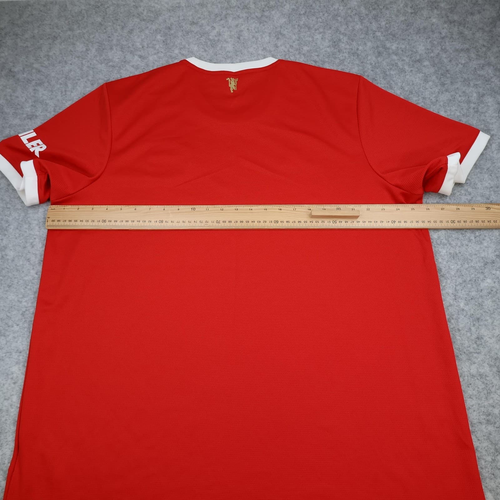 Manchester United Shirt Mens 2XL Red Home 2021 2022 Adidas Soccer Jersey photo 9