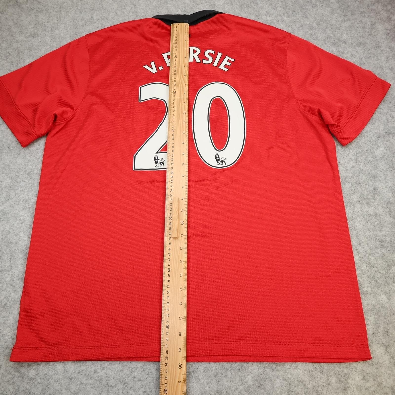 Manchester United Shirt Mens XXL Red Home 2013 2014 Football Nike Van Persie 20 photo 12