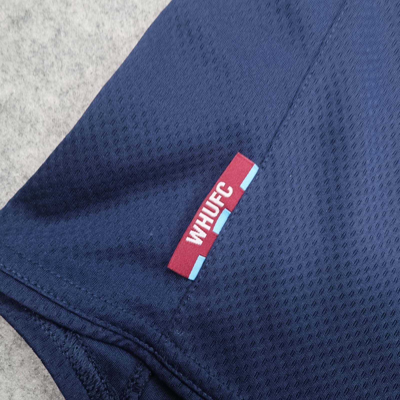 West Ham Away Shirt Extra Large Navy 2012 2013 Macron Soccer Jersey 44" photo 3