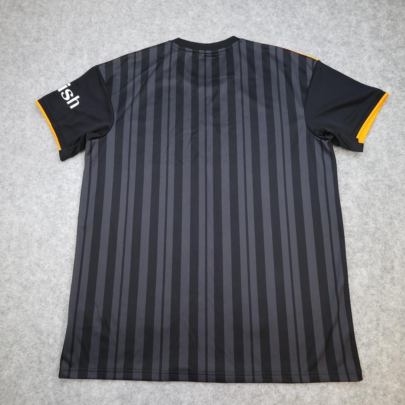 Leeds United Shirt Mens XL Black 3rd Kit 2022 2023 EPL Football Adidas SBOTOP photo 2