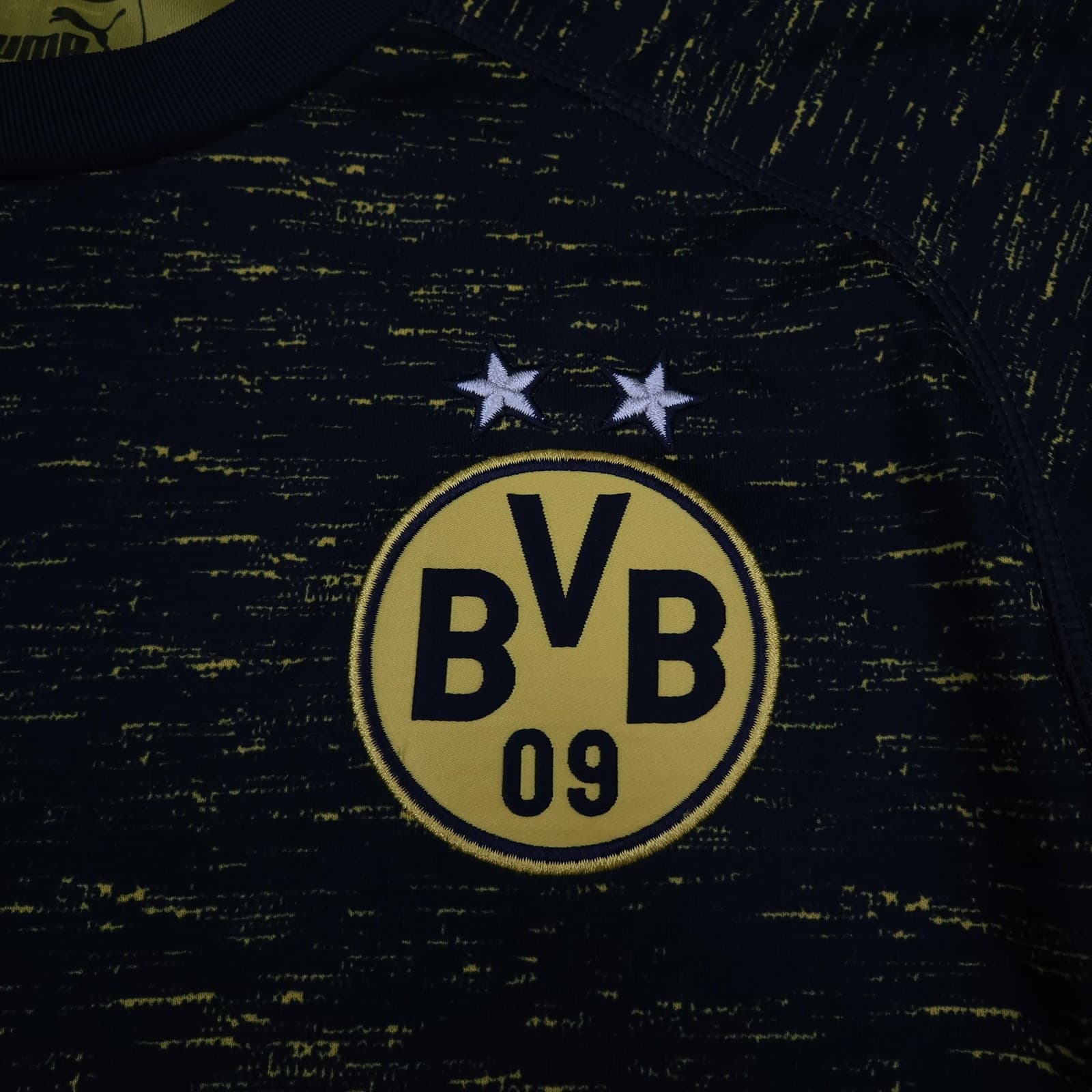 Borussia Dortmund Shirt Mens 2XL Away Black Yellow 2018 2019 Puma Jersey photo 4