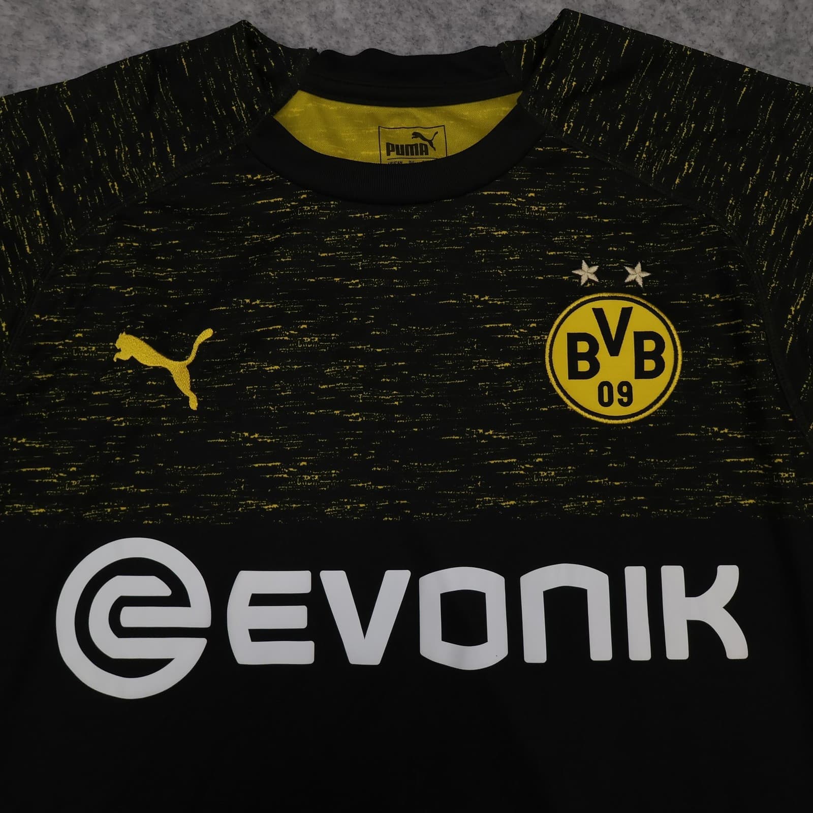 Borussia Dortmund Shirt Mens 2XL Away Black Yellow 2018 2019 Puma Jersey photo 3