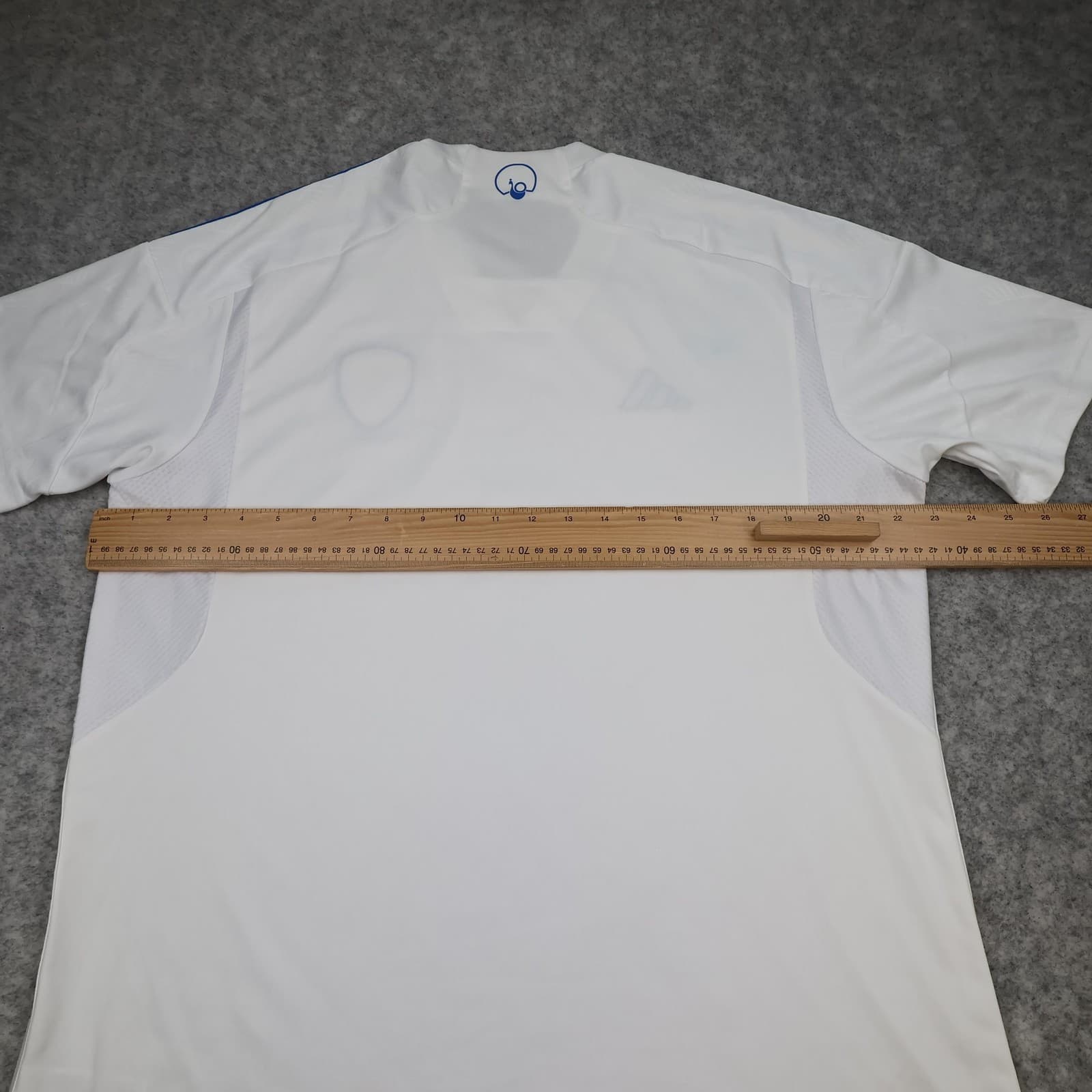 Leeds United Shirt Mens XL White Home Kit 2023 2024 Slim Fit Adidas Jersey photo 8