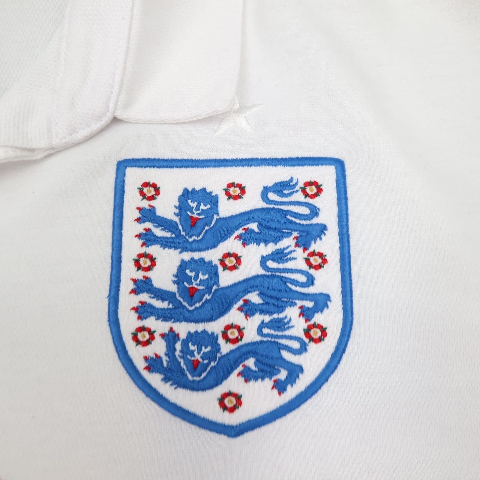 England Football Shirt Large White Home Kit Umbro 2009 2010 44 Wayne Rooney photo 4