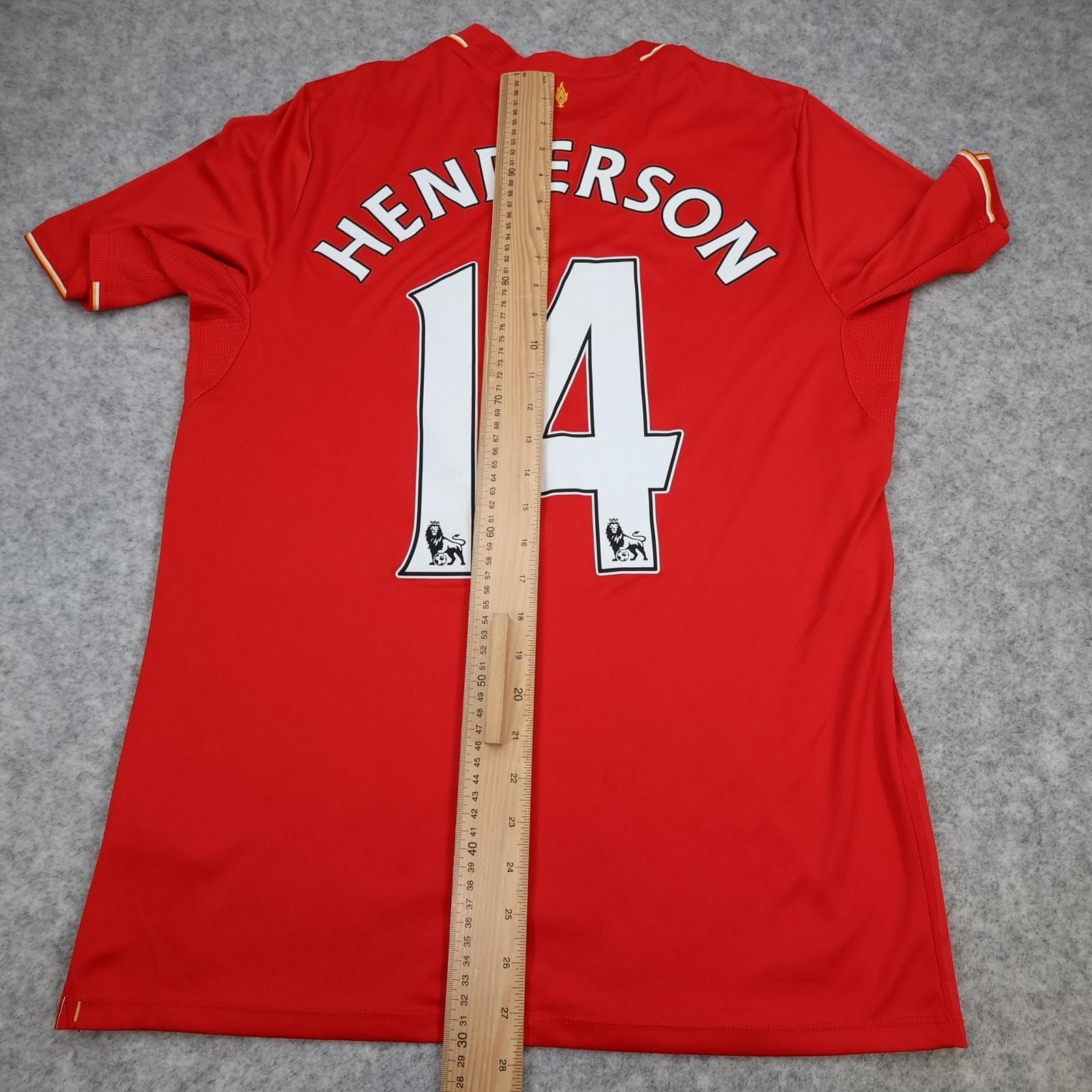 Liverpool Shirt Mens Medium Red Home 2015 2016 New Balance Jersey Henderson 14 photo 14