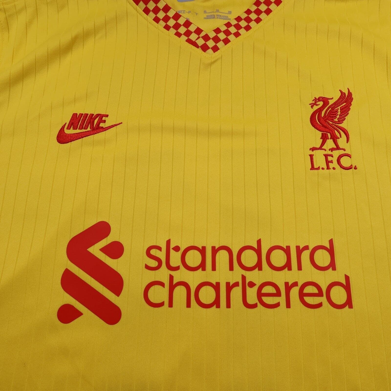 Liverpool Shirt Extra Large Yellow 3rd Kit 2021 2022 Nike Jersey Mo Salah 11 photo 3