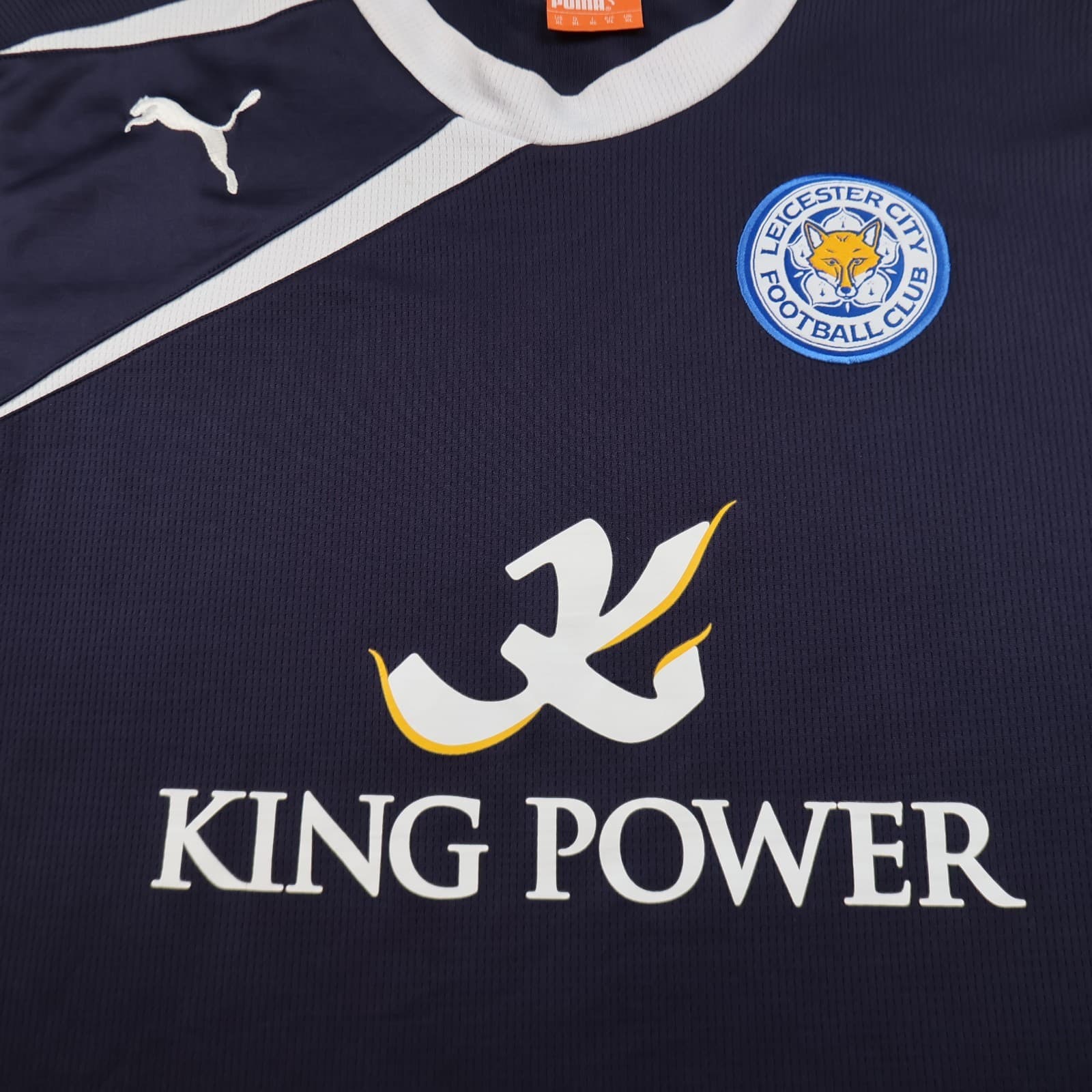 Leicester City Shirt Extra Large Navy Away Kit 2012 2013 Soccer Jersey photo 3