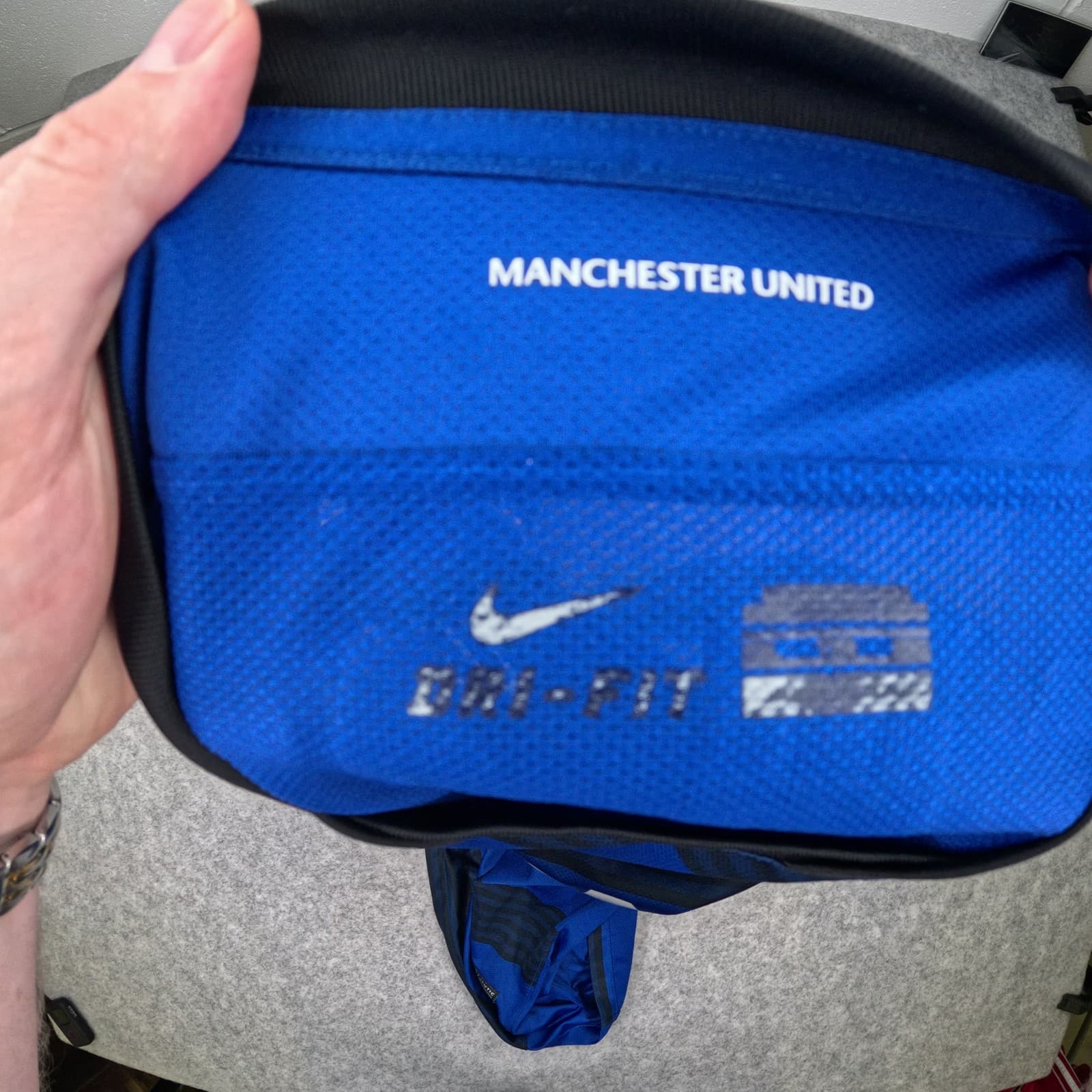 Manchester United Football Shirt 2XL Blue Away 2011 2013 Nike Chicharito 14 photo 6