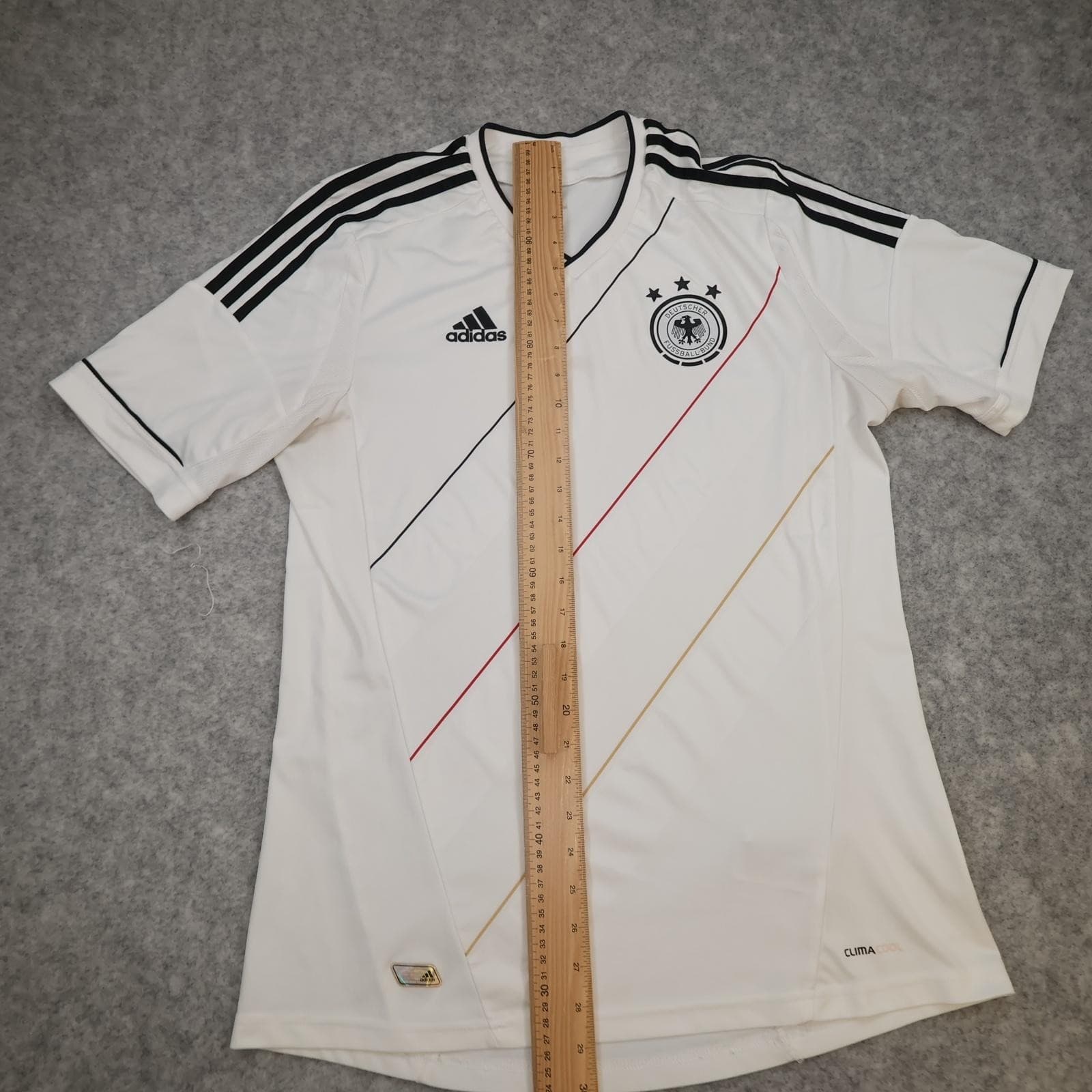 Germany Home Shirt Mens Medium White 2010 2011 Football Adidas Climacool Jersey photo 13