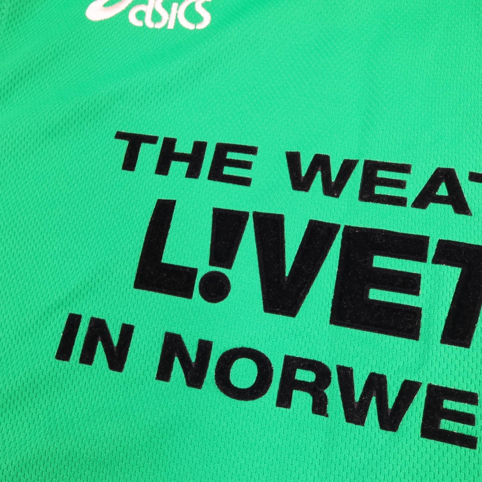 Vintage Millwall Goalkeeper Shirt Mens 2XL Green Asics LIVETV Norwegian 1998 99 photo 4