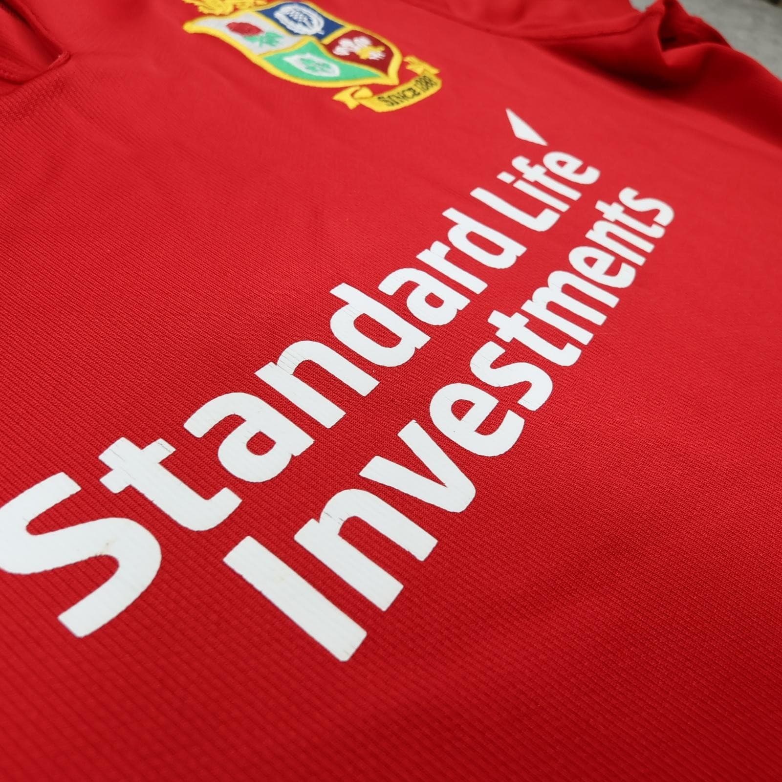 British Lions Rugby Shirt Mens Large Red Rugby Union Canterbury Vaposhield 2017 photo 8
