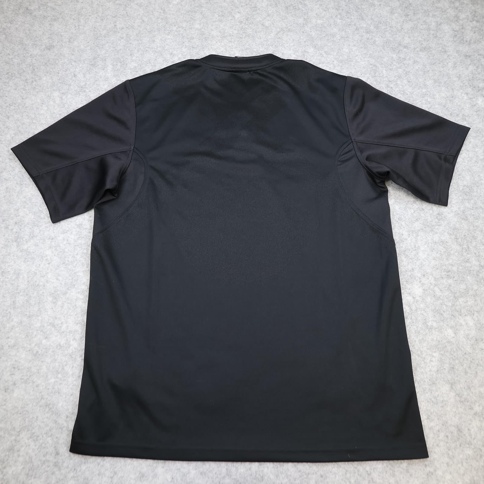 New Zealand All Blacks Shirt Mens Large Black Rugby Adidas 2009 2010 Jersey photo 2