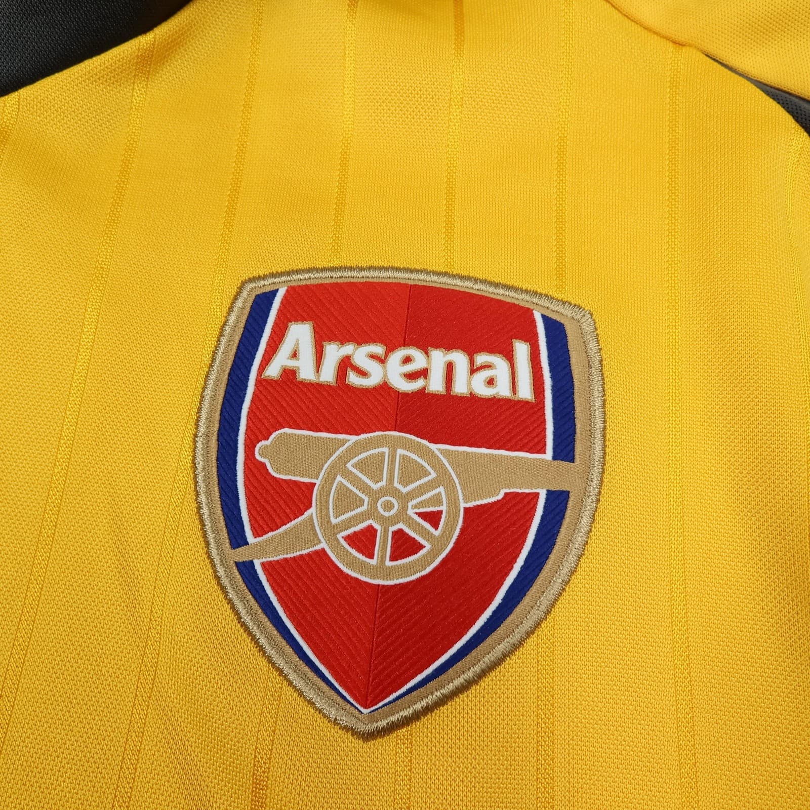 Arsenal Away Shirt Mens Small Yellow 2016 2017 Football Soccer Puma Jersey photo 6