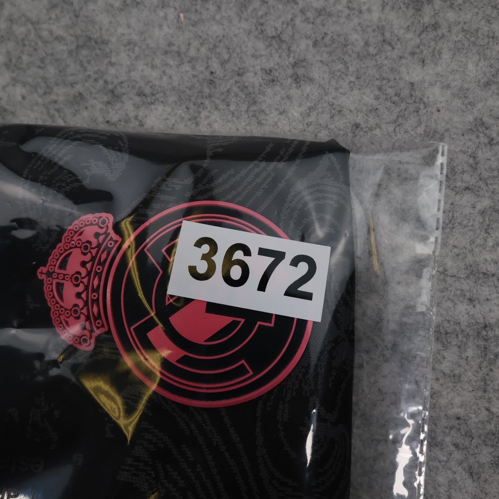 Real Madrid Shirt Large Black Third Kit 2020 2021 Adidas Football Jersey photo 16