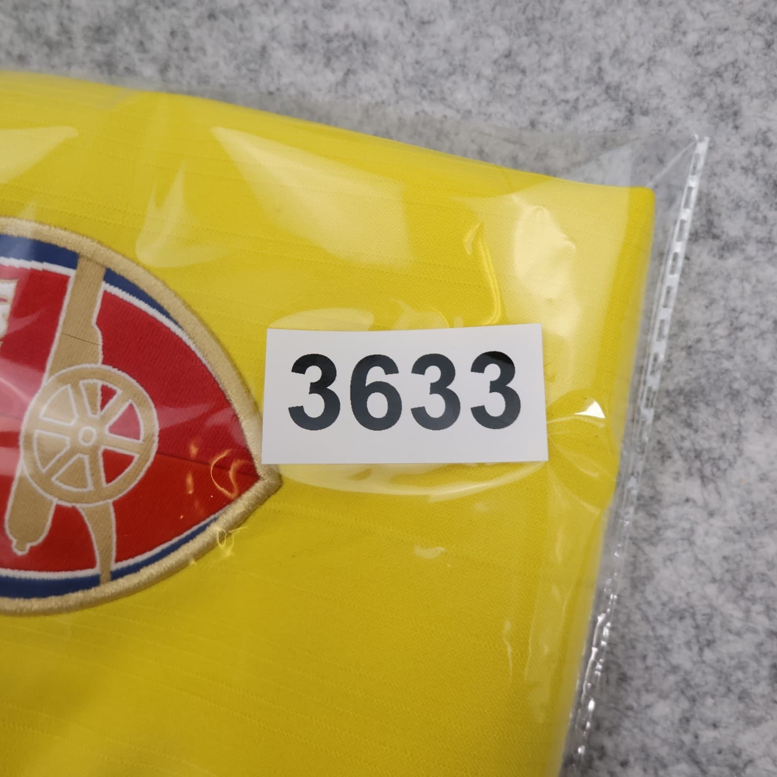 Vintage Arsenal Shirt Extra Large Yellow Away Kit 2003 2004 Bergkamp Jersey photo 18