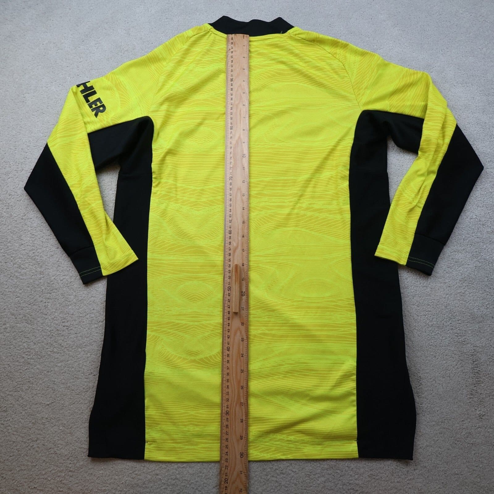 Manchester United Shirt Medium Yellow Goalkeeper Kit 2021 2022 Adidas Jersey photo 9