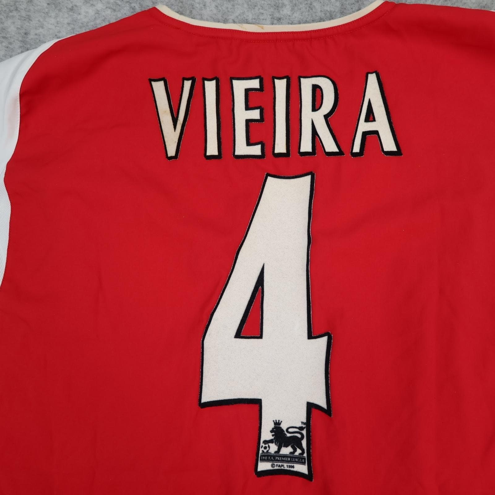 Vintage Arsenal Shirt Mens XL Red Home 2002 2004 Invincibles Nike O2 Vieira 4 photo 17