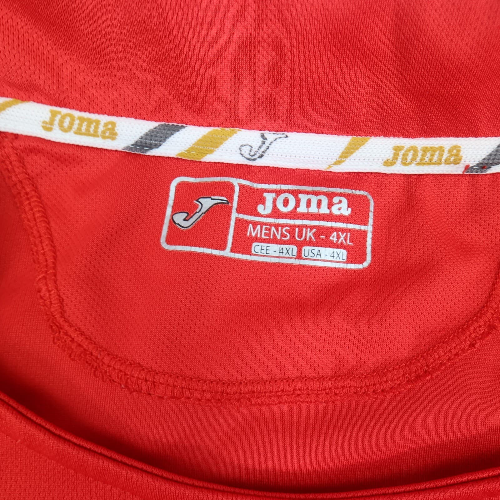 Charlton Athletic Shirt 4XL Red Home Kit 2009 2010 Joma Soccer Jersey XXXXL photo 7