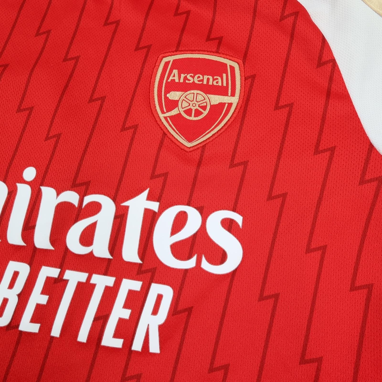Arsenal Shirt Kids 11-12 Years 152cm Red Home 2023 2024 Adidas Soccer Jersey photo 5