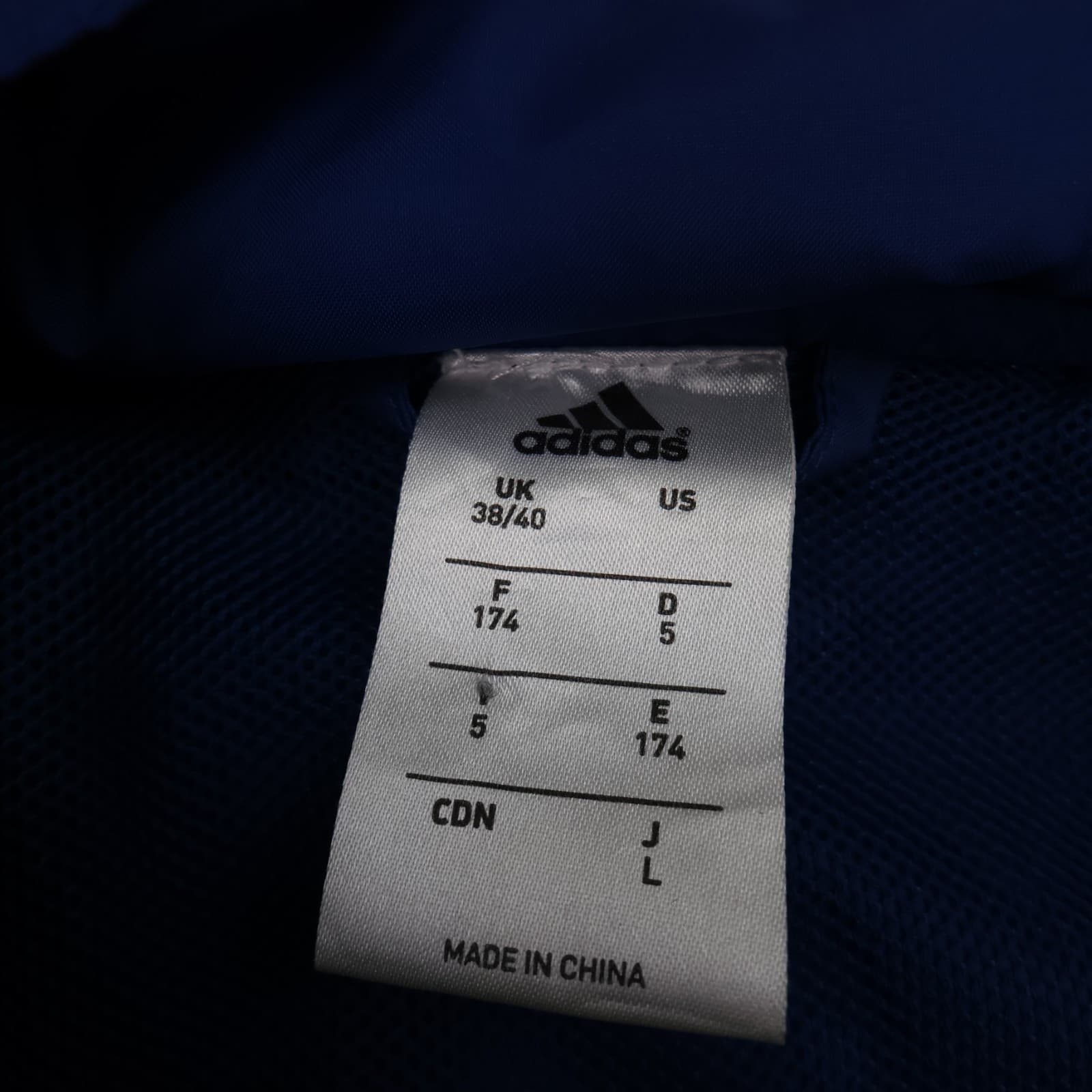 Chelsea Football Jacket Medium Blue Training Windreaker Adidas 2012 13 Full Zip photo 5