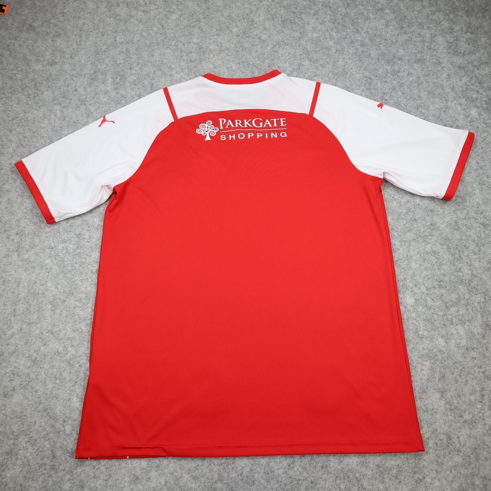 Rotherham United Shirt Mens XL Red Home 2021 2022 EFL Football Puma IPM Group photo 2