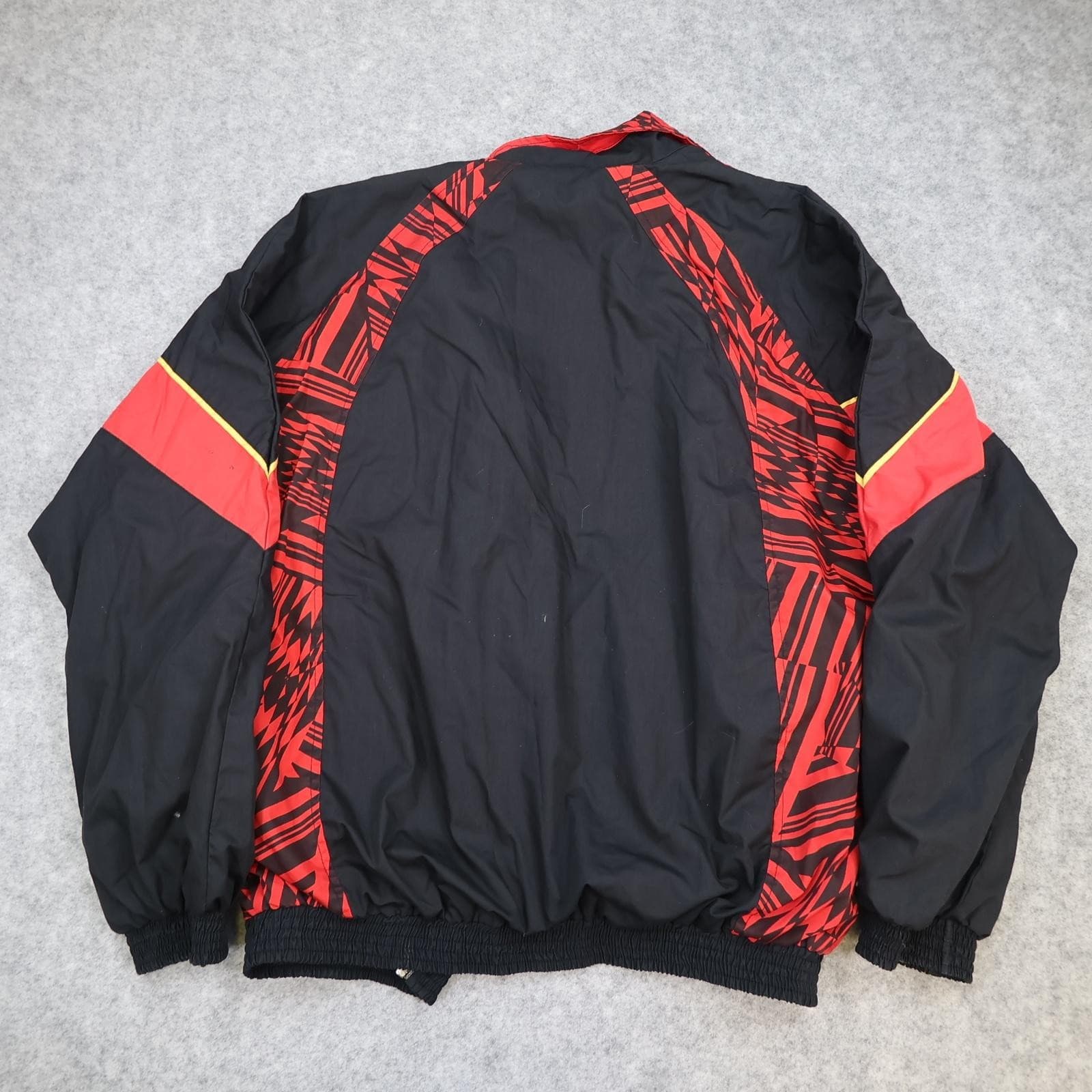 Vintage Manchester United Jacket Mens Medium Black 1992 1993 Umbro Track Top 90s photo 2
