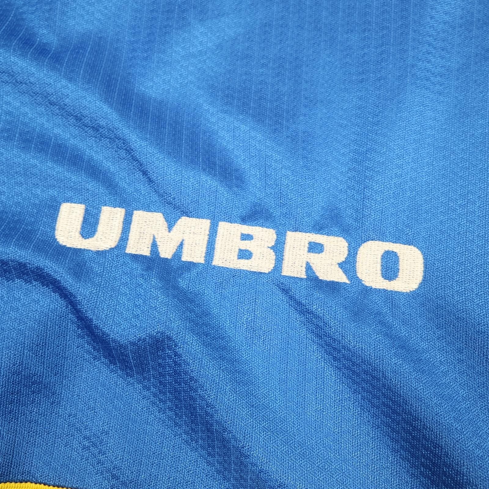 Vintage Everton Shirt Mens XL Blue Home EPL 1997 1998 Football Umbro One2one 90s photo 5