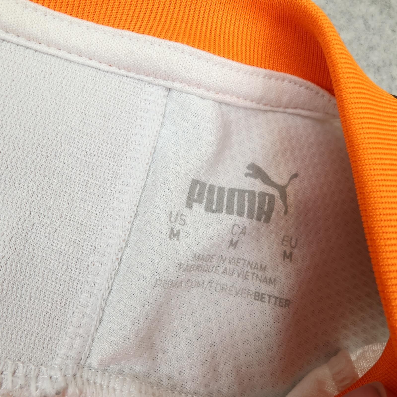 Valencia CF Shirt Mens Medium White Home 2019 2020 La Liga Soccer Jersey Puma photo 9