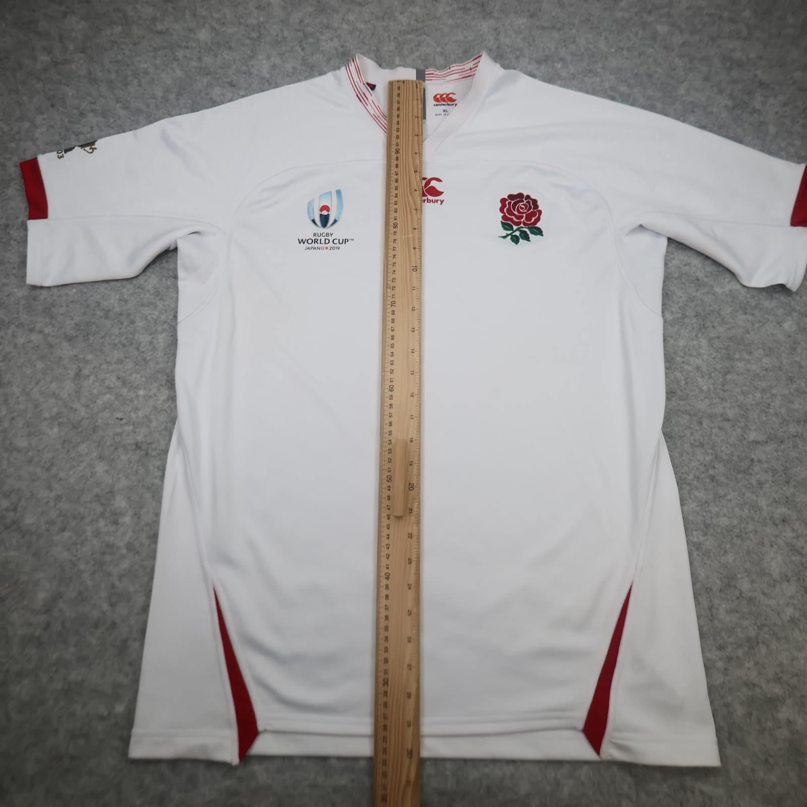 England Rugby Shirt Extra Large White Home Kit 2019 Japan World Cup Canterbury photo 13