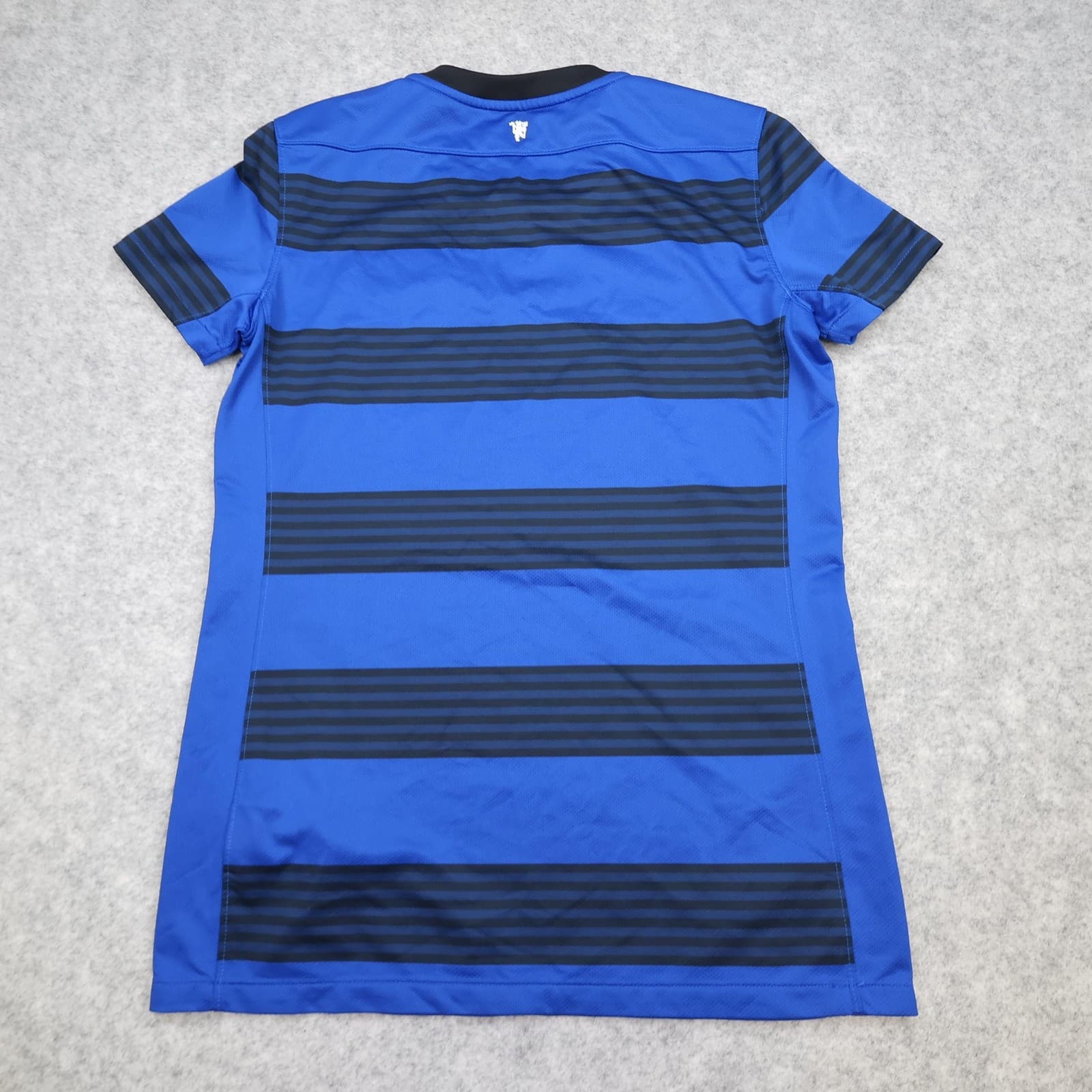 Manchester United Away Shirt Womens Small Size 10-12 Blue 2011 2012 Nike Jersey photo 2