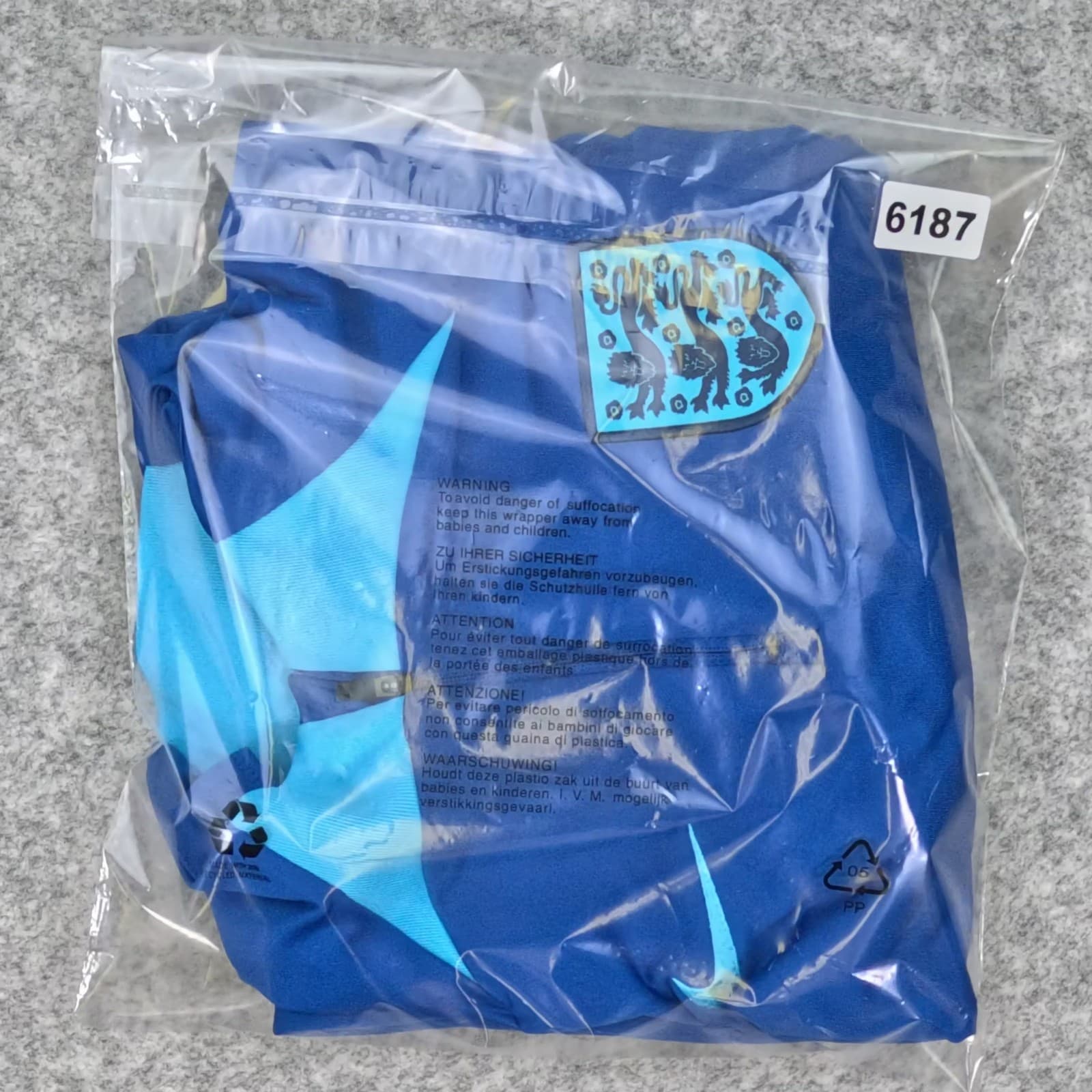 England Training Top Large Blue 2022 2023 Nike Long Sleeve 1 4 Zip Football photo 3