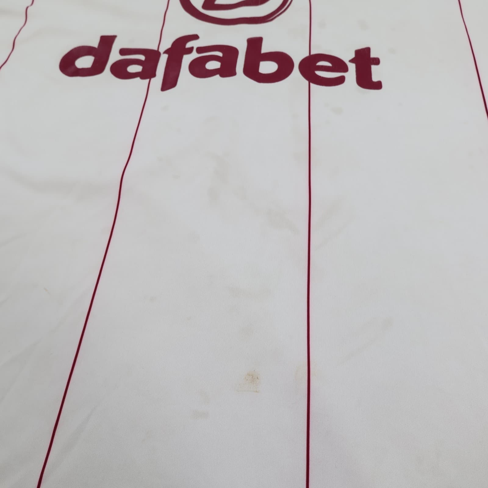 Aston Villa Shirt Medium White Away Kit 2014 2015 Macron Soccer Jack Grealish 40 photo 5