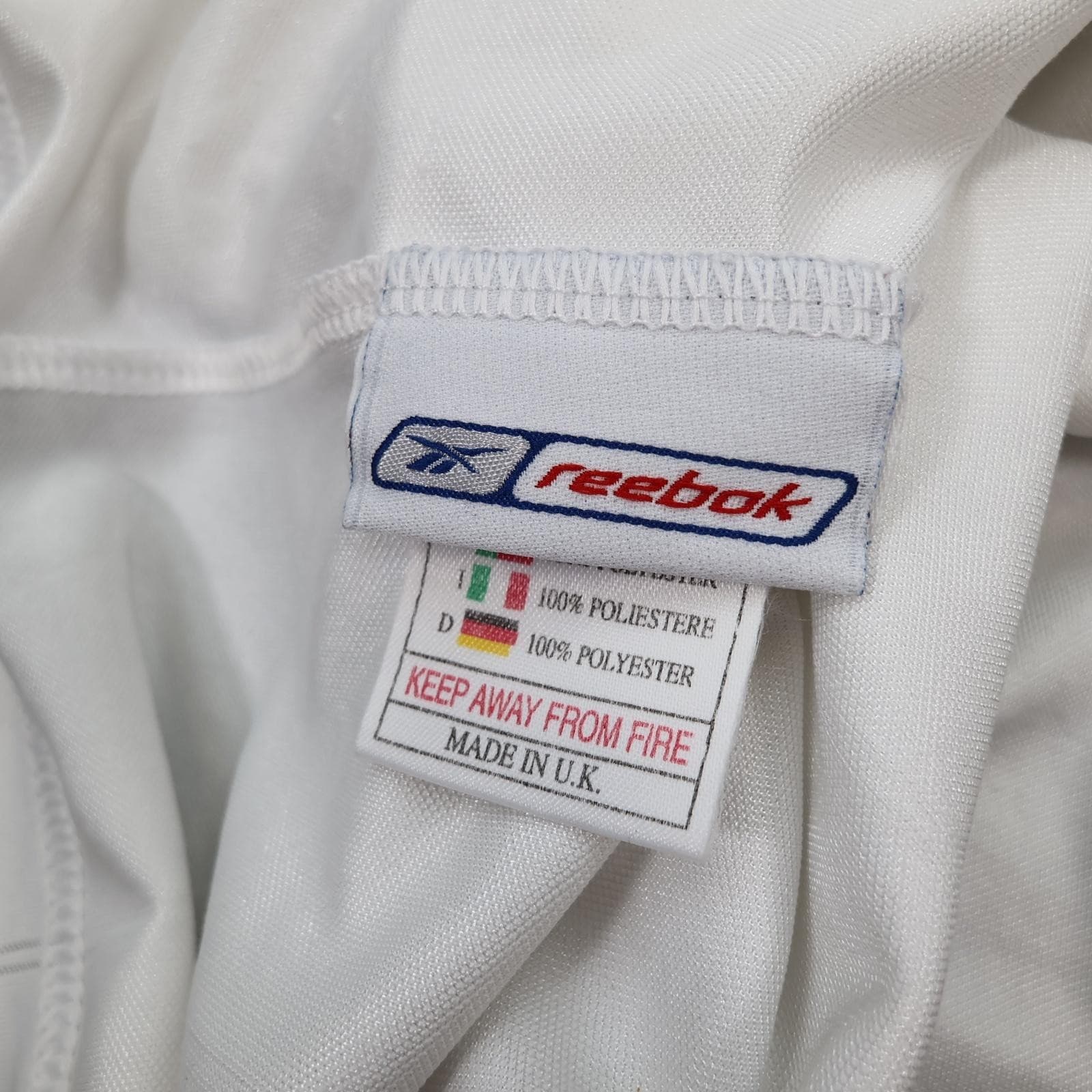 Vintage Hearts Shirt Mens Large White Away SPL Football Reebok All:sports photo 16