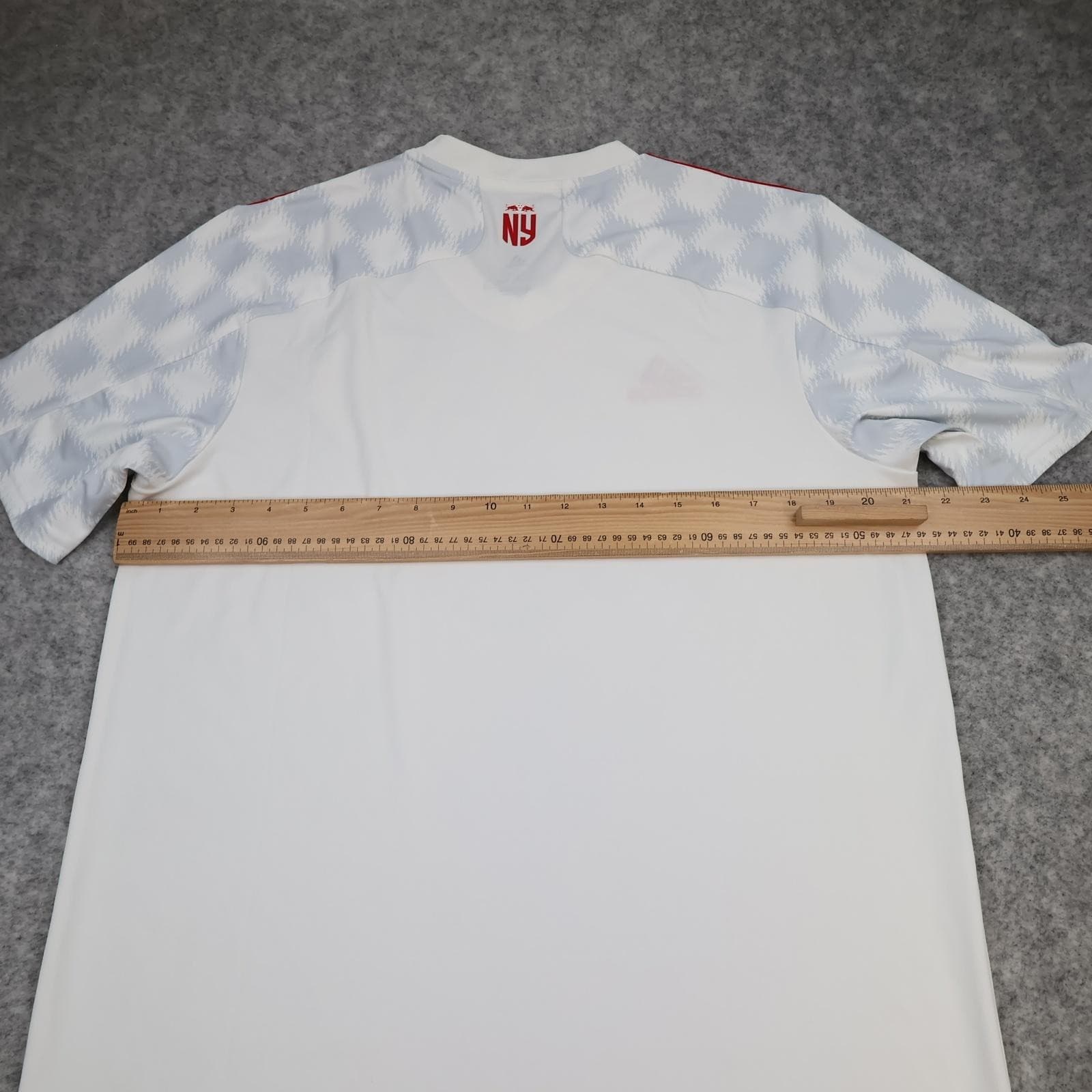 New York Red Bulls Shirt Mens Large White Home 2021 2022 MLS Adidas Jersey photo 9
