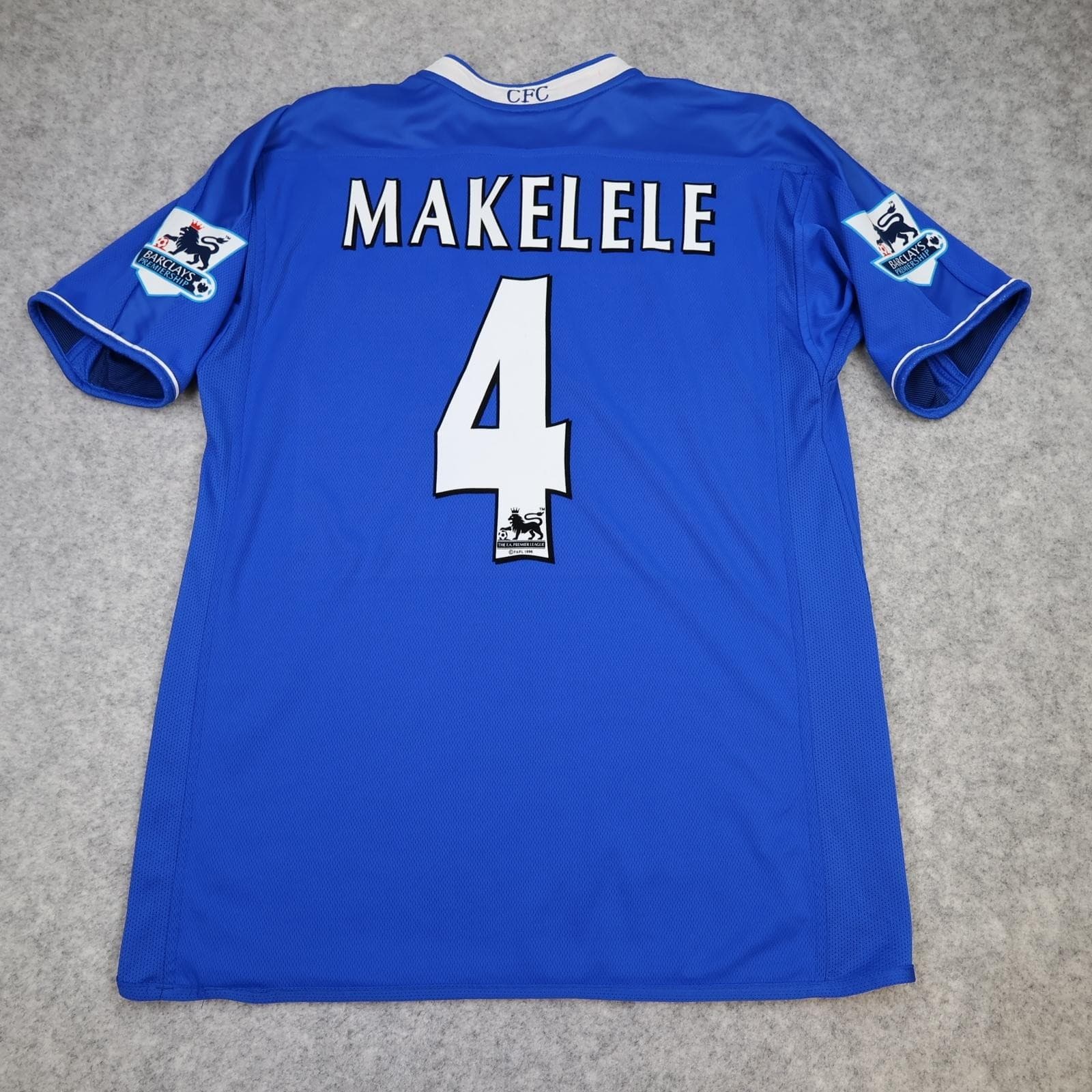 Chelsea Shirt Mens Medium Blue Home 2003 2005 Football Umbro Makelele 4 Jersey