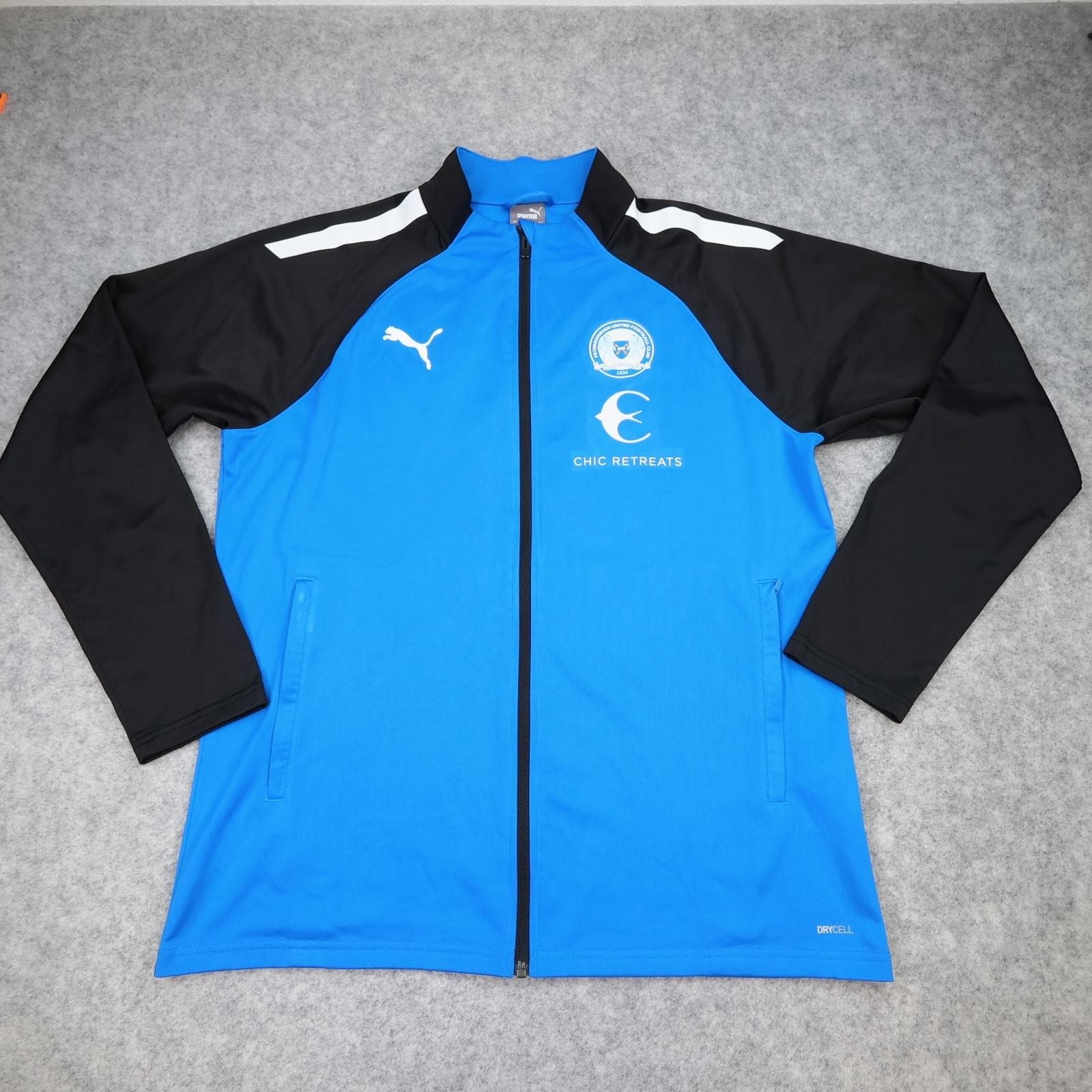 Peterborough United Jacket Mens Large Blue EFL Football Puma 2021 2022 Training
