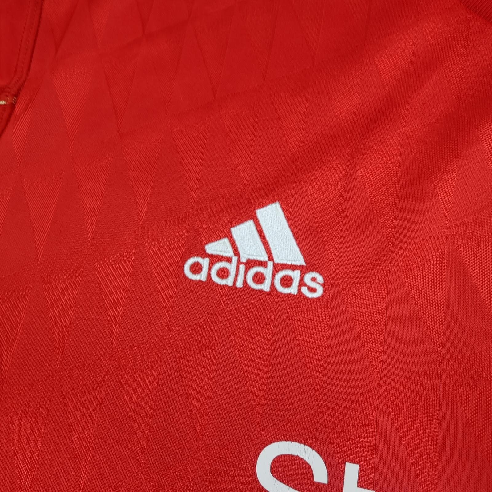 Liverpool Shirt Mens XL Red Home 2010 2012 Football Adidas Standard Chartered photo 5
