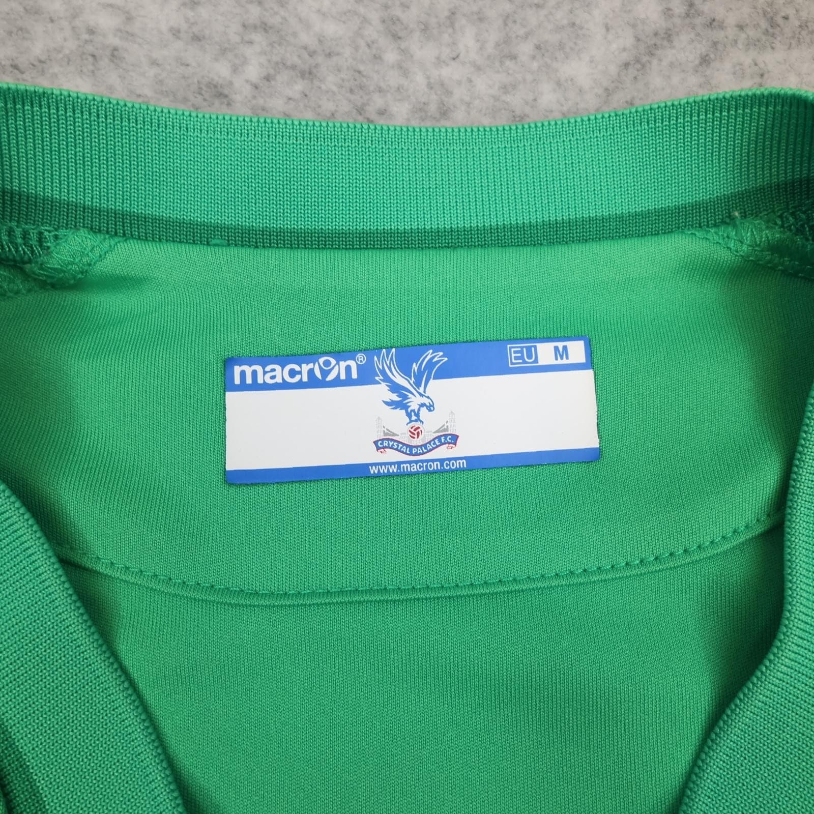 Crystal Palace Goalkeeper Shirt Mens Medium Green EPL 2016 2017 Macron Speroni 1 photo 7