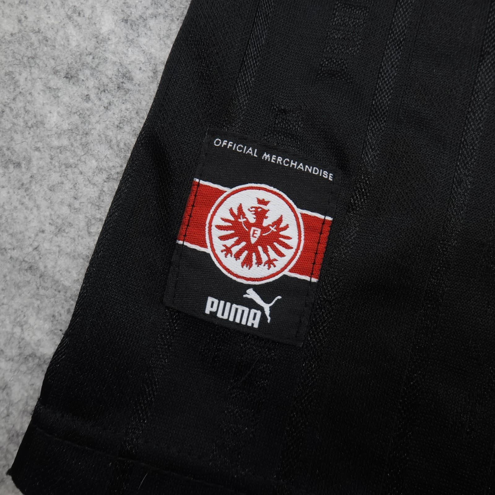 Eintracht Frankfurt Shirt 2XL Black Third Kit Puma Soccer Jersey 1999 2000 Y2K photo 5