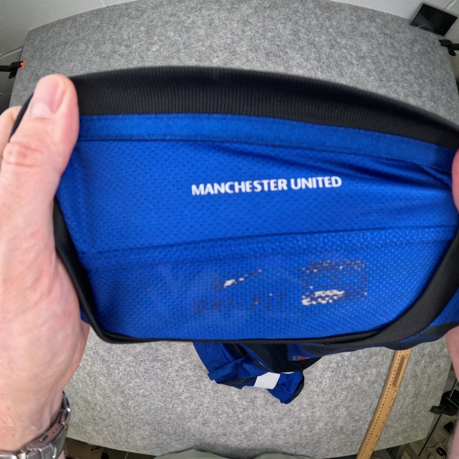 Manchester United Football Shirt Medium 2011 2013 Away Nike Van Persie Jersey photo 5