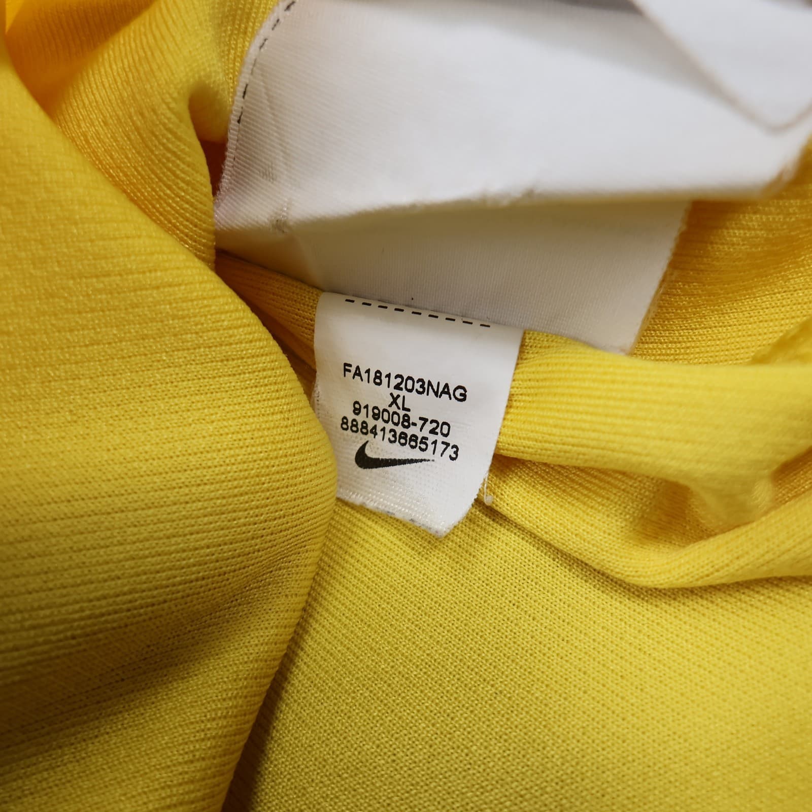 Chelsea Shirt Extra Large Yellow Away Kit 2018 2019 Nike Jersey Eden Hazard 10 photo 12